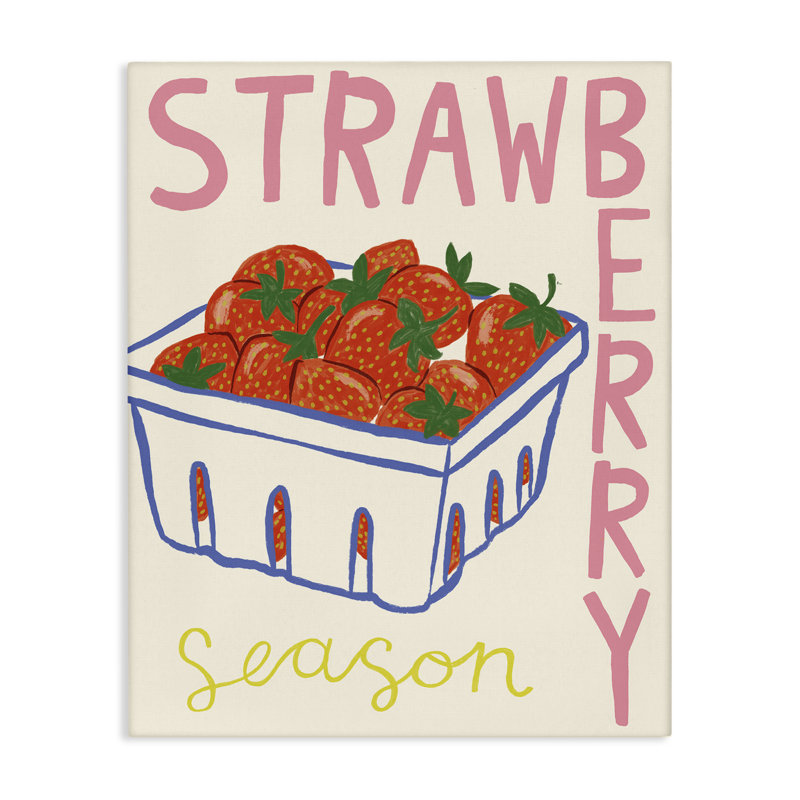  «Summer Strawberry Season» par Lisa Barlow, H 30 po x l 24 po