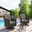 Ensemble de conversation extérieur en osier 2 personnes avec coussins pour terrasse, porche, jardin Mapleview-992330638-992330642