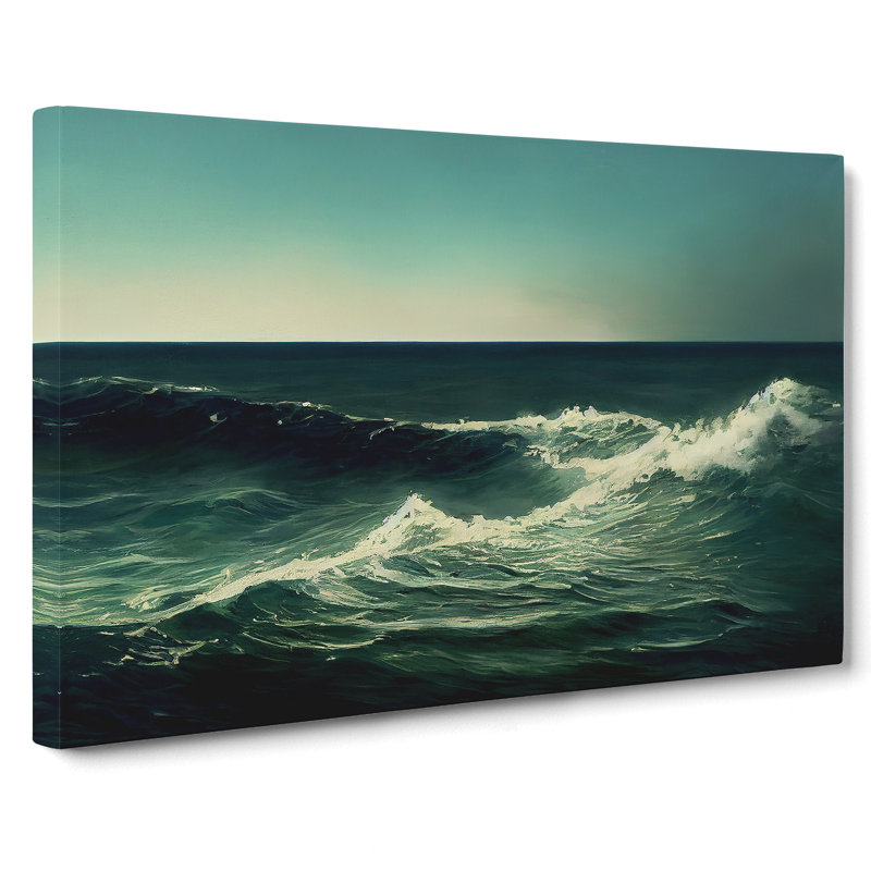 Choppy Sea - Wrapped Canvas
