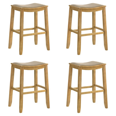 Ensemble de 4 tabourets de bar Iyani Coastal Modern