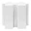 Ensemble de 3 tables de casse-tête artistiques, tables d'appoint modulaires avec emboîtement (2 convexes et 1 concave), noir et blanc-1224794078