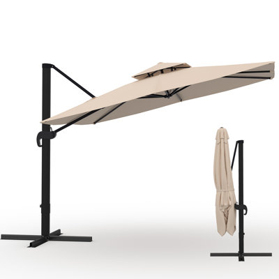 10x10 ft Cantilever Patio Umbrella