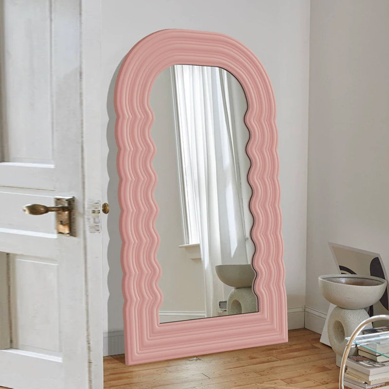 Miroirs pleine longueur en bois manufacturé, 70.87" H x 35.43" W