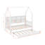 Lit simple en bois avec lit gigogne-82526013