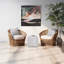 Pouf carré / extérieur Benny Syros Fog-1344187186