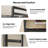 Twin Size Bed With Desk, Twin Metal Bunk Beds With Power Outlets, Rgb Led Lights, 2 Larger Storage Drawers, Bed With 13.4"h Safety Guardrail & Ladders, No Box Spring Needed-629150445