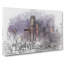 Dallas Texas Skyline at Dusk in Abstract - Wrapped Canvas-55317139