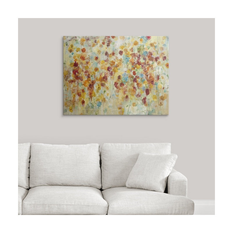 Glensperth Tuileries' by Jill Martin Painting Print, 27" H x 36" W x 1.5" D, Canvas