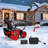 20" Electric Snow Blower, Cordless 2 * 20V 4.0Ah Batteries Dual Port Charger 2 LED Lights Brushless Motor for 20" Width, 10" Depth Path 23FT Throwing Distance, 180° Rotating Chute Walkways Driveways-135509459