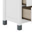 Élégante table de chevet en bois avec deux tiroirs pour enfants, table de bout fonctionnelle-112336612