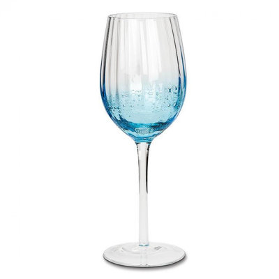 Optic Bubble Stemmed White Wine Goblet