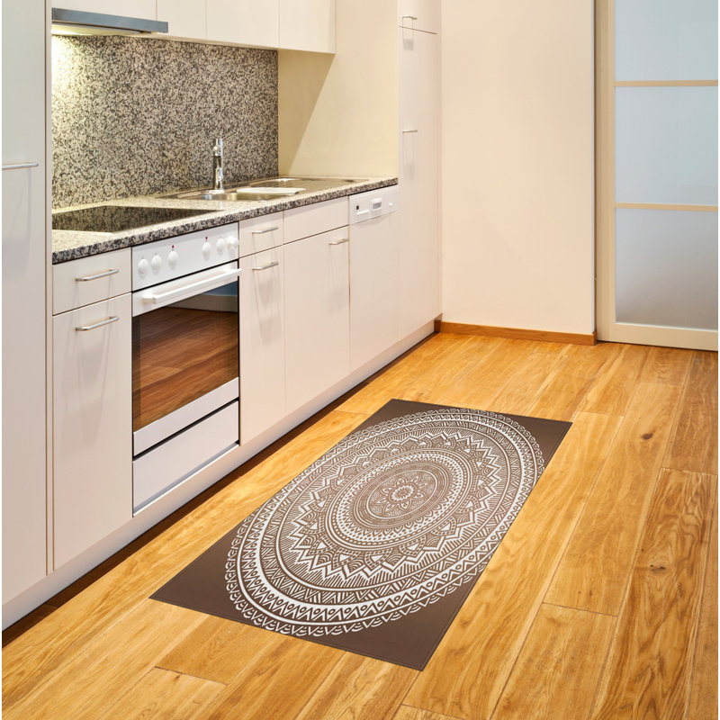 Tapis décoratif à haute densité en fibre de coton à haute densité, Rectangle 2 pi 7 po x 5 pi