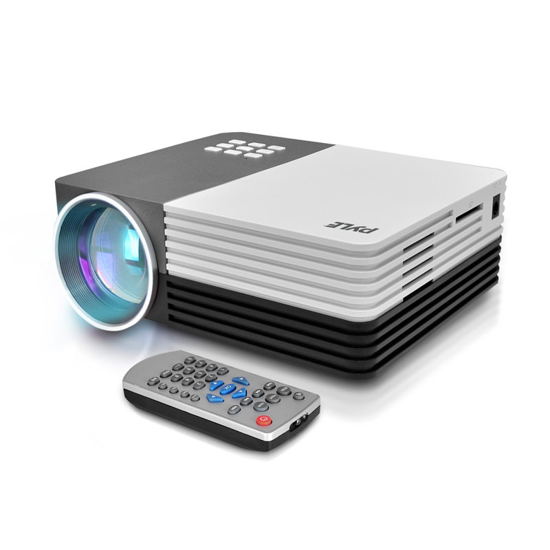 Pyle Home Theater Projector 150 Lumens Portable Projector with Remote Included