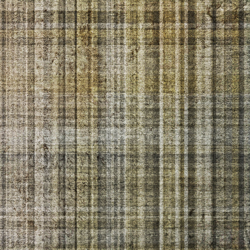 Tapis à carreaux de qualité supérieure lavable à la machine Dream Shag ADS541, Taupe, 5' x 7'6"