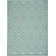 Foundry Select Versatile Diamond Aqua/Teal Indoor/Outdoor Area Rug