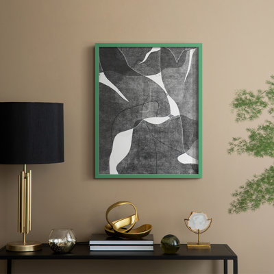 «Night Bloom III», reproduction encadrée - bois massif