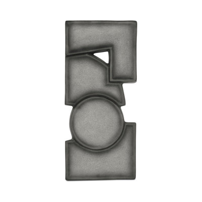 Teo Wall Sculpture Charcoal