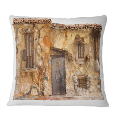Coussin décoratif à croquis S's Of Old Europe Street III