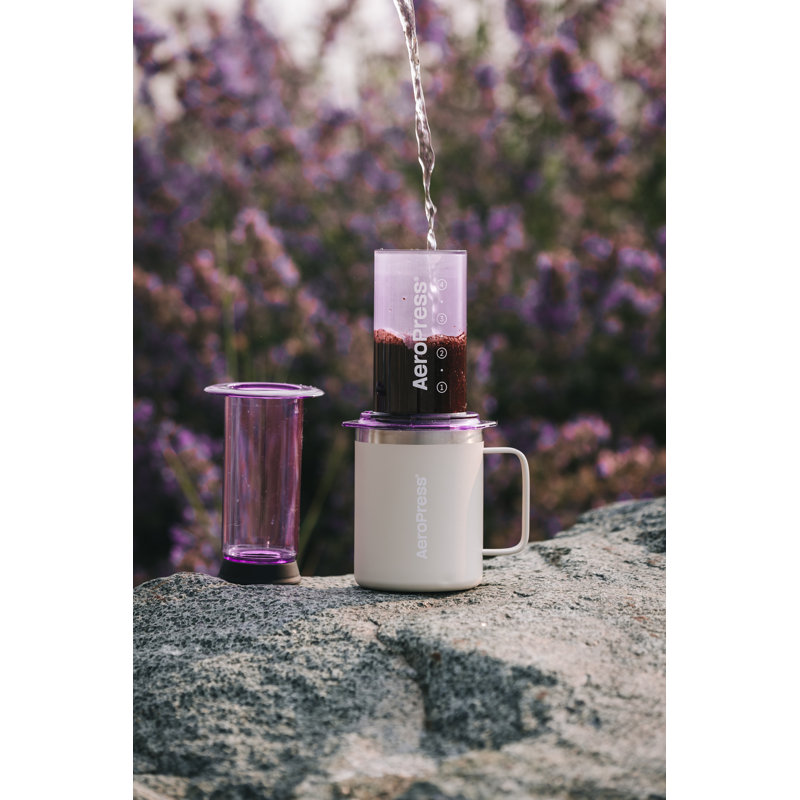Presse à café Aeropress, Mauve transparent