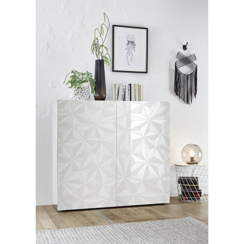 Bromborough 120cm Sideboard, White