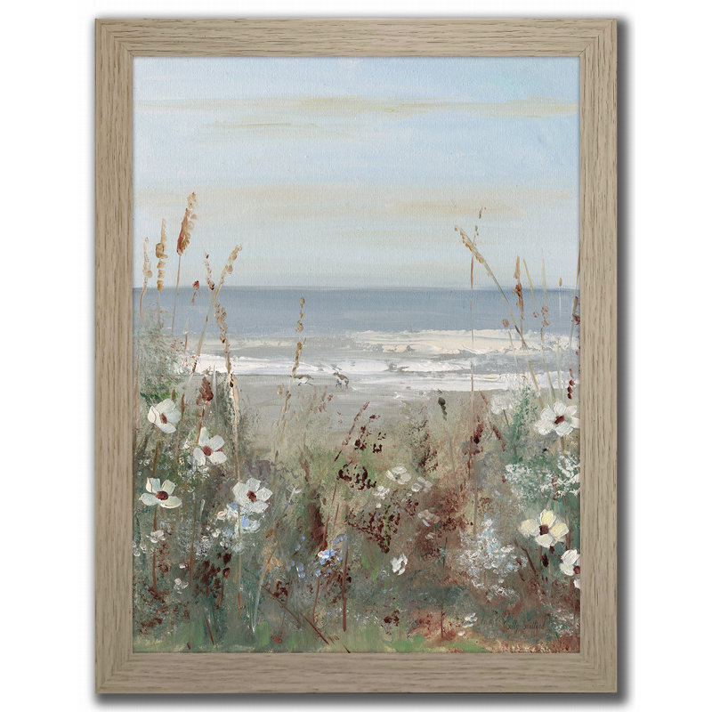 «Wildflower Coastline I», art mural encadré