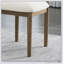 Ensemble de 2 chaises d'appoint en chêne noyer avec tissu sherpa beige Darla, alliant confort et élégance pour les salles à manger modernes et traditionnelles.