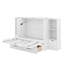 Grand lit escamotable avec tiroirs, tablettes et ports USB-1128245940