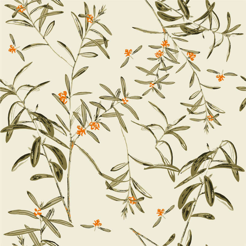 Carreau de papier peint l 25 po, L 2,09 pi x L 10,42 pi