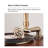 64.96"H Retro Brown Record Player with Bluetooth Speaker Integrated Phonograph