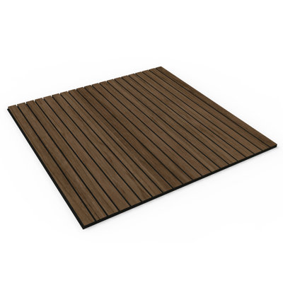 Acoustic Wood Slat Wall Panelling, 3D Shiplap Decorative Soundproof Panel for Walls and Ceilings (Covers 31 sq.ft.)