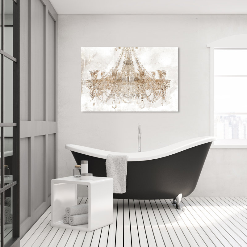 Golden Diamonds - peinture sur toile tendue, H 30 po x l 45 po