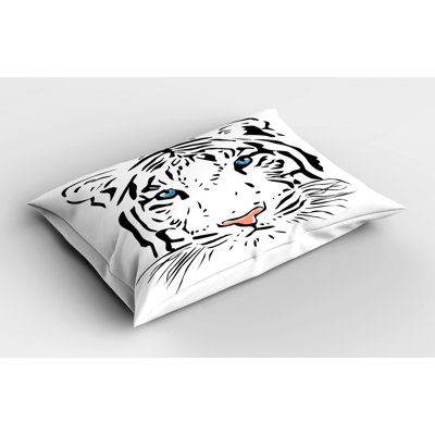 Tiger Polyester Sham Set