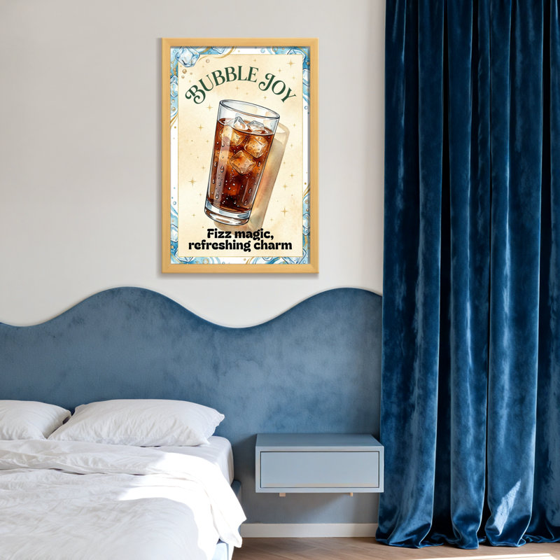 Bulle de nourriture et de boissons Joy Fizz, Toile tendue, Ne s’applique pas, H 18 po x l 12 po