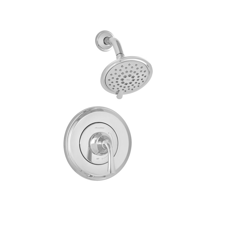 Robinet de douche thermostatique avec inverseur Patience, Chrome poli