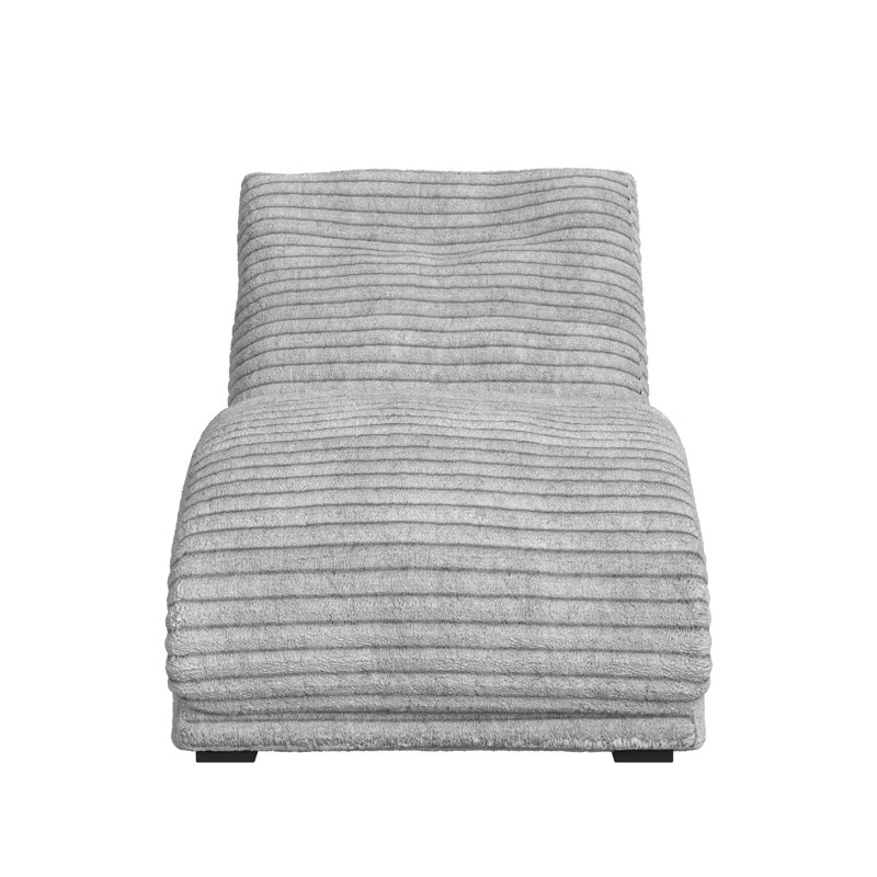 Ebern Designs Kumail Chaise, Gray