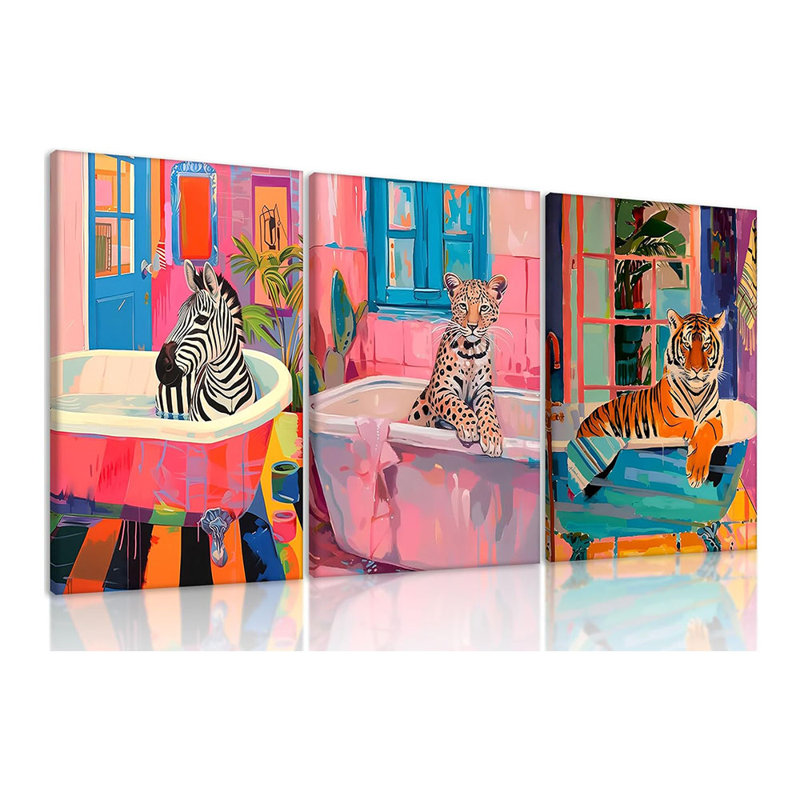 3 Piece Wrapped Canvas Print