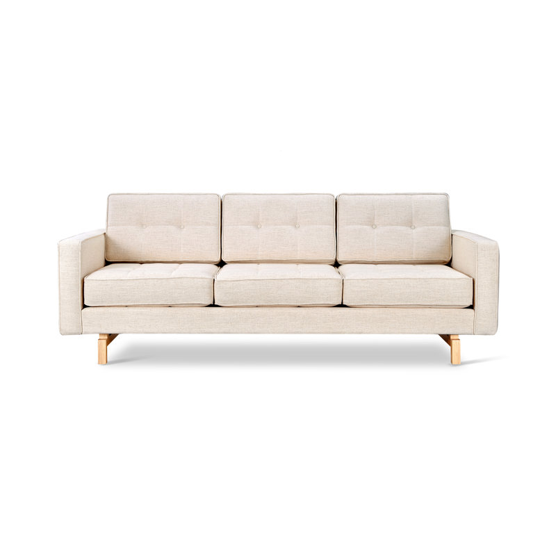 Jane 2 Sofa, Parliament Stone Performance Twill, Ash Natural