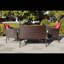 Ensemble de canapé quatre pièces avec canapé et chaise d'extérieur en rotin-1809702189
