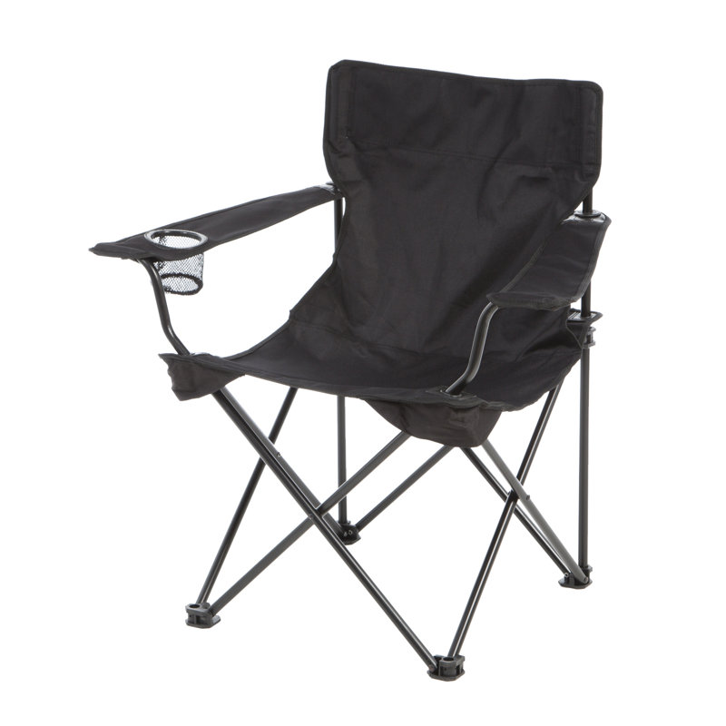 Chaise de camping pliante C-Series, Noir
