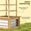 Versatile Raised Garden Bed,Galvanized Planter Box Elevated Garden Bed,Wooden Garden Bed With Trellis-839663446