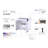 Radiance Quick Assemble Modern Style, White Gloss Base Kitchen Cabinet, 2 Door-78696700