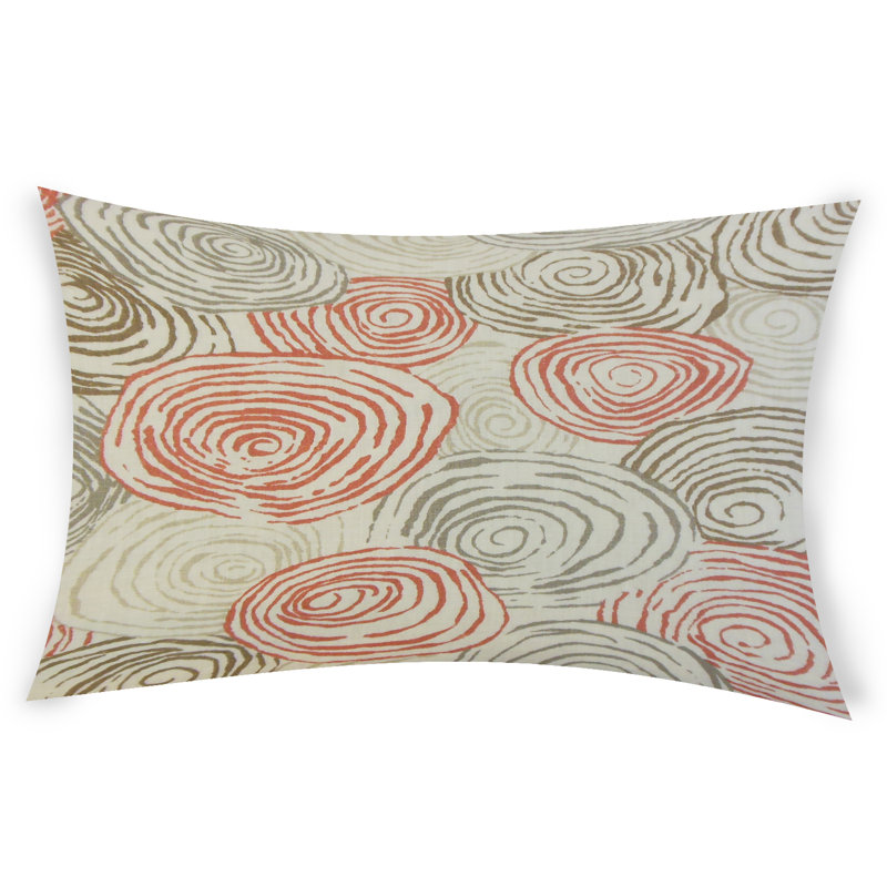  Housse et insert rectangulaires en lin, Rose, 12 po x 24 po