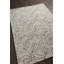 Tapis géométrique floral en laine touffeté à la main ivoire Bartz-287964651