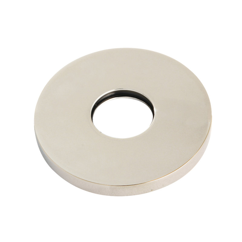 Kingston Brass K151F0 Brass Flange, Matte Black, Polished Nickel