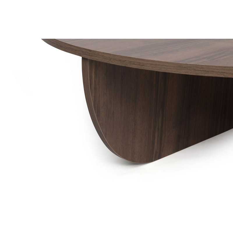 Heidi-Grace Coffee Table, 40" H x 75" L x 75" D, Walnut