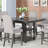 Oakton Solid Wood Square Dining Table 