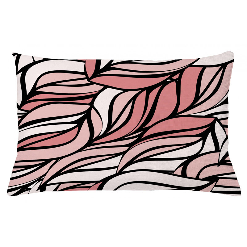 Housse de coussin lombaire intérieur/extérieur, 16 po x 26 po