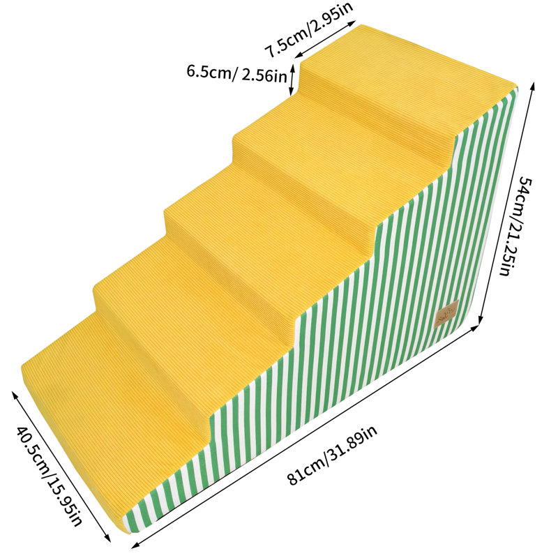 Stairs, 5 Steps (54cm H x 81cm W x 40cm D)
