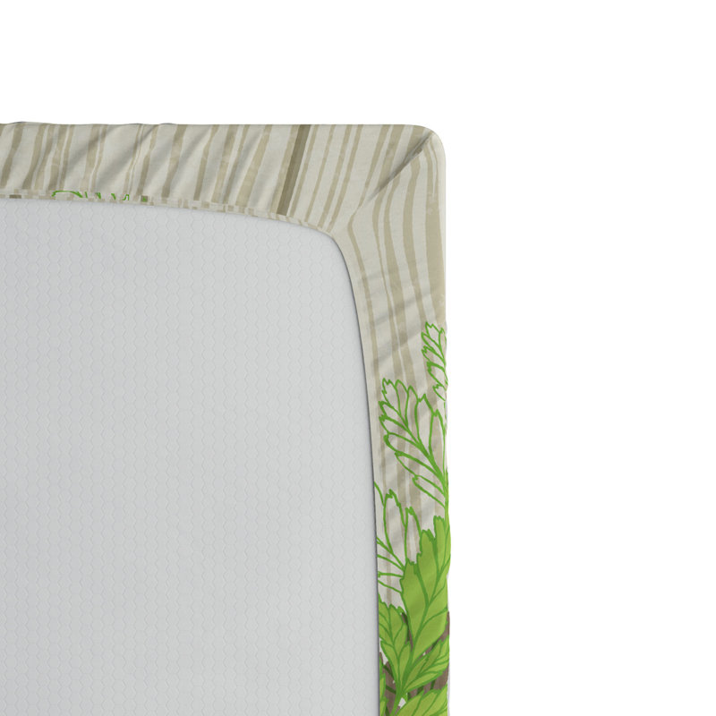 Drap-housse en microfibre Parrot, Drap-housse pour lit double