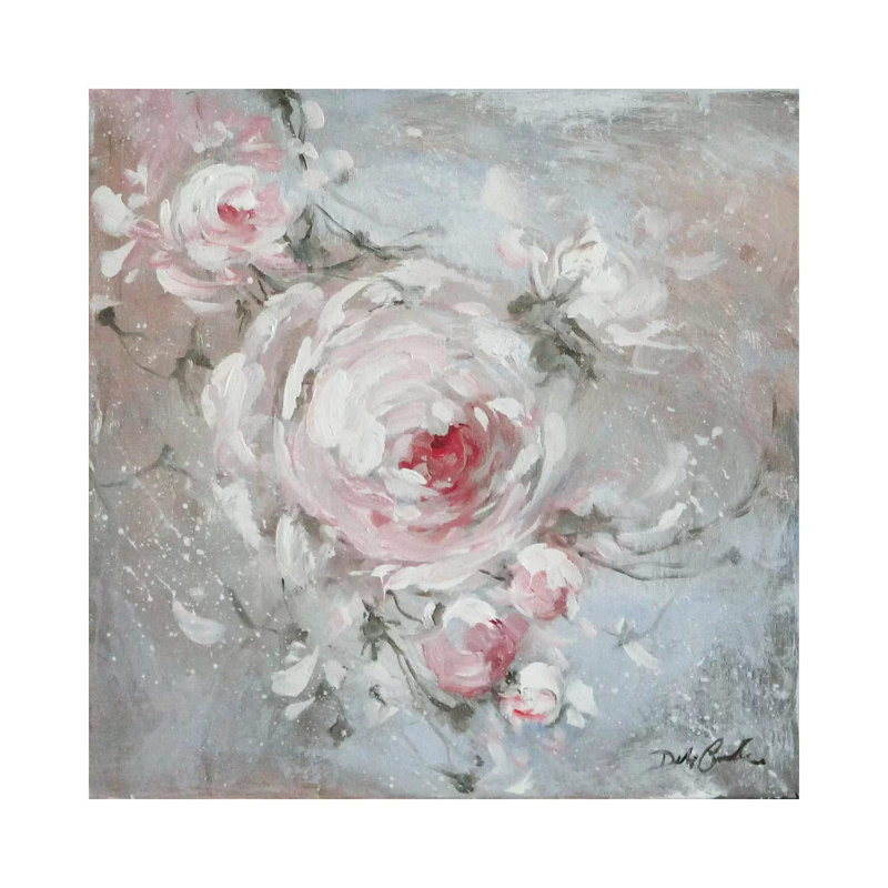Blush I by Debi Coules - Painting on Canvas, 66.04 cm H x 66.04 cm W x 1.91 cm D, No Frame